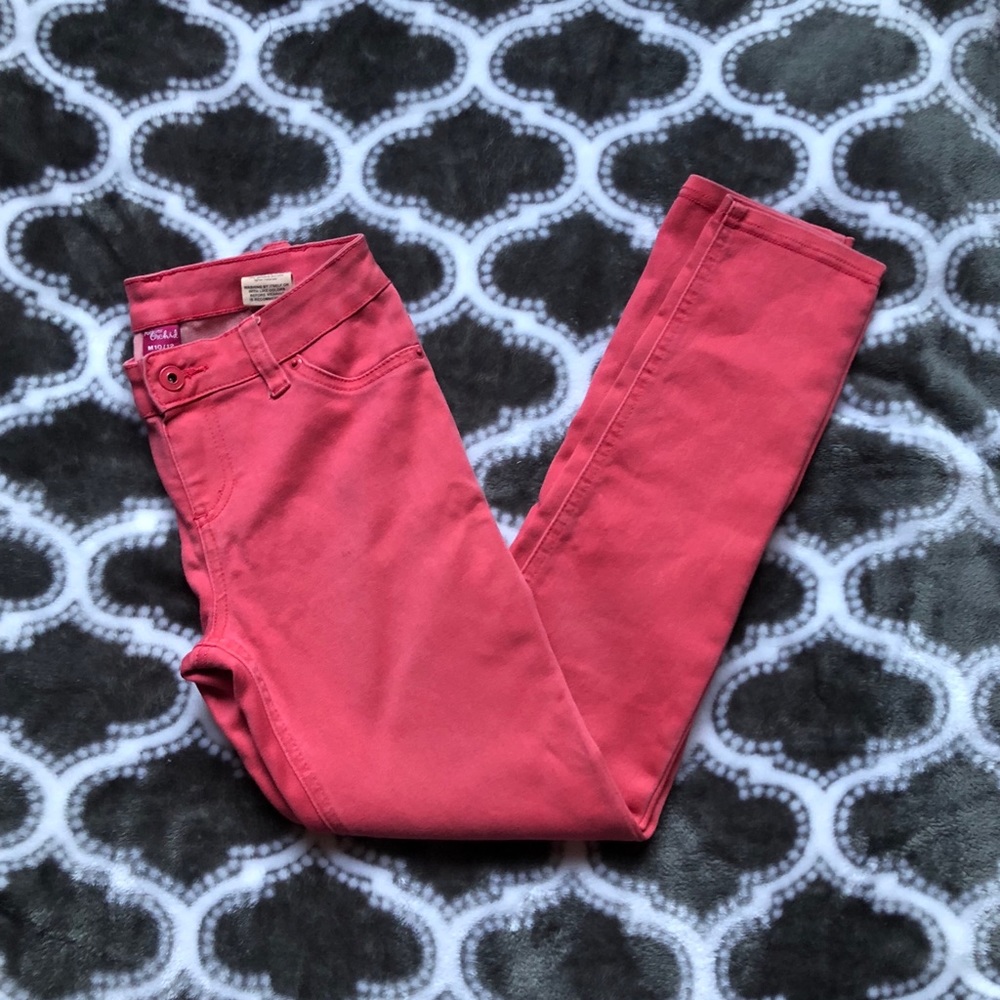 Girls Coral Jeans